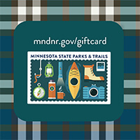 Minnesota state parks and trails: mndnr.gov/giftcard hiking items