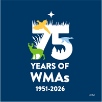 75 years of WMAs WMA 75th anniversary logo
