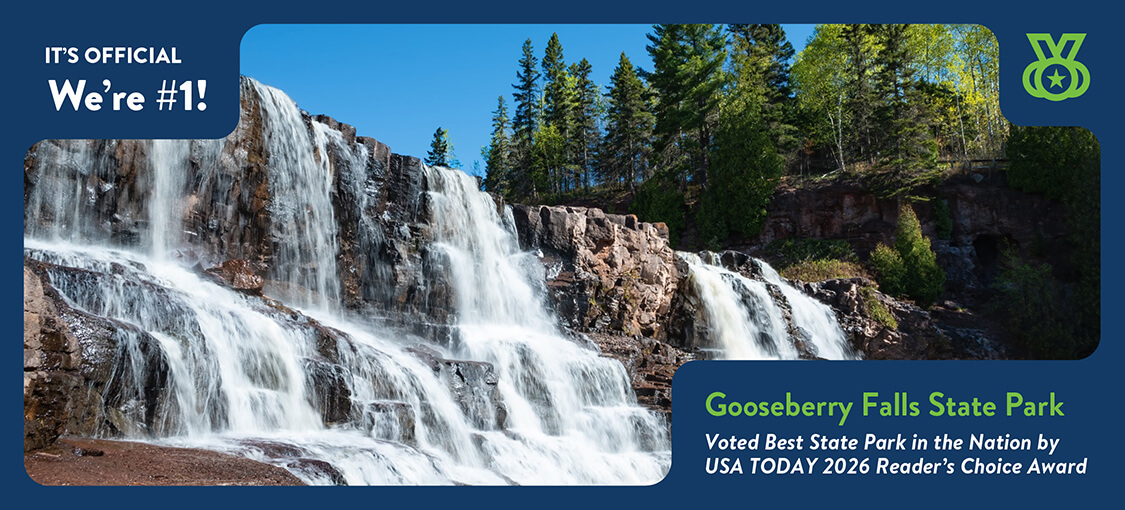 Goose Berry Falls State Park voted best state park in the nation by USA Today reader's poll